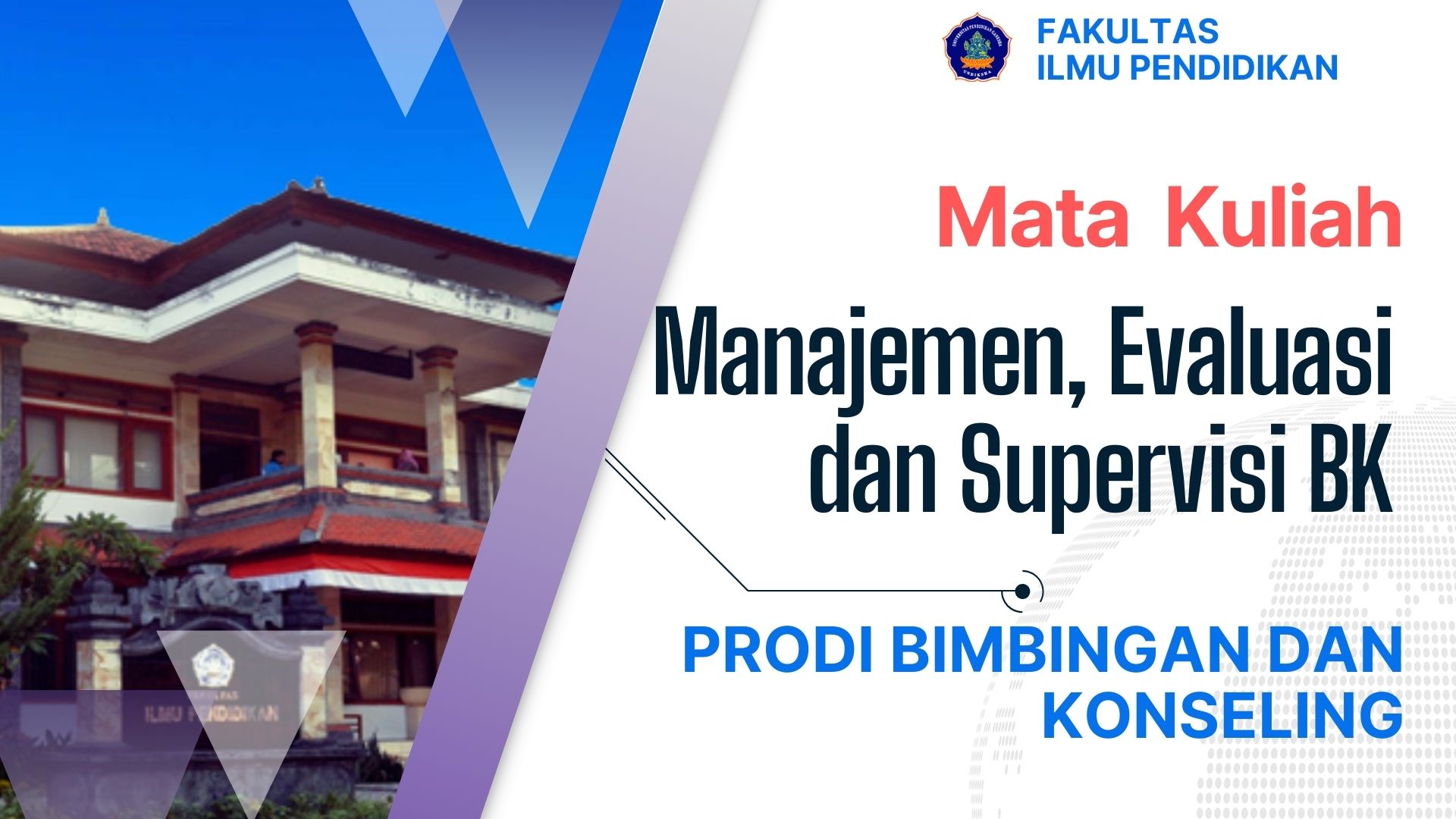 Manajemen, Evaluasi dan Supervisi BK