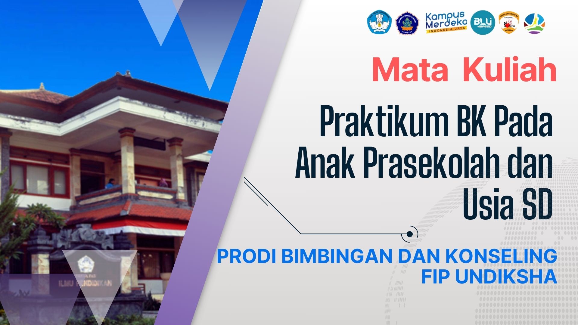 Praktikum BK Pada Anak Prasekolah dan Usia SD